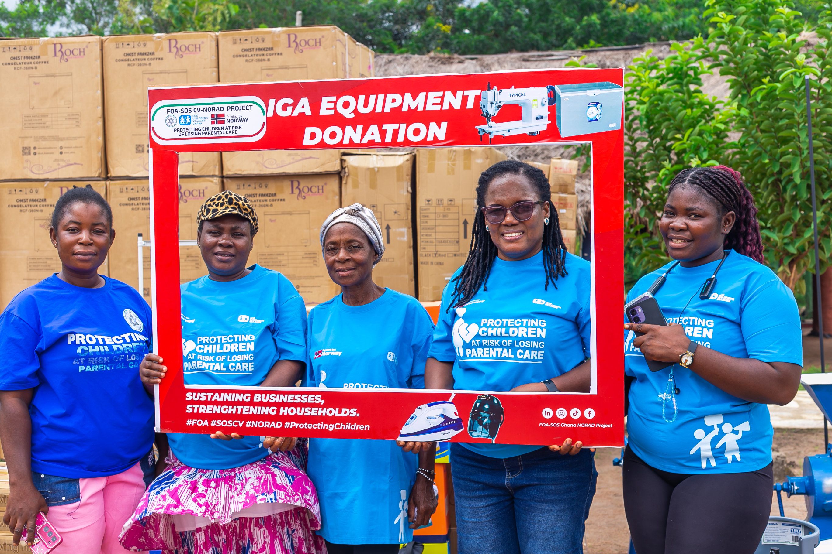 Donation and Handover of Income Generation Activity (IGA) Equipments to Caregivers.