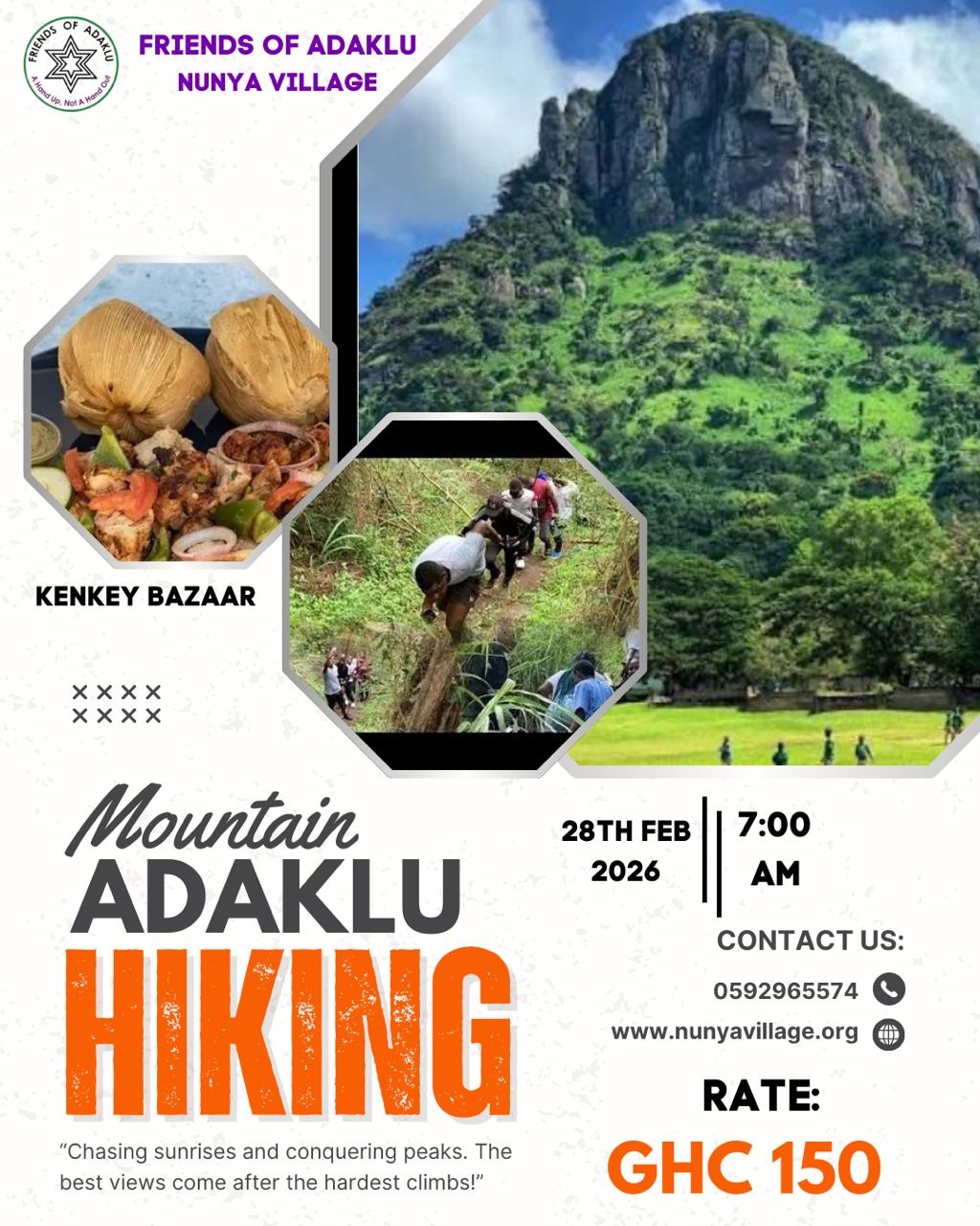 Mountain Adaklu Hiking